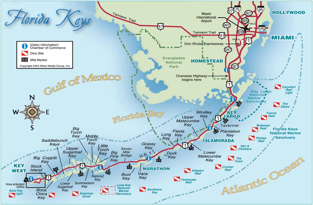 florida keys national marine sanctuary map